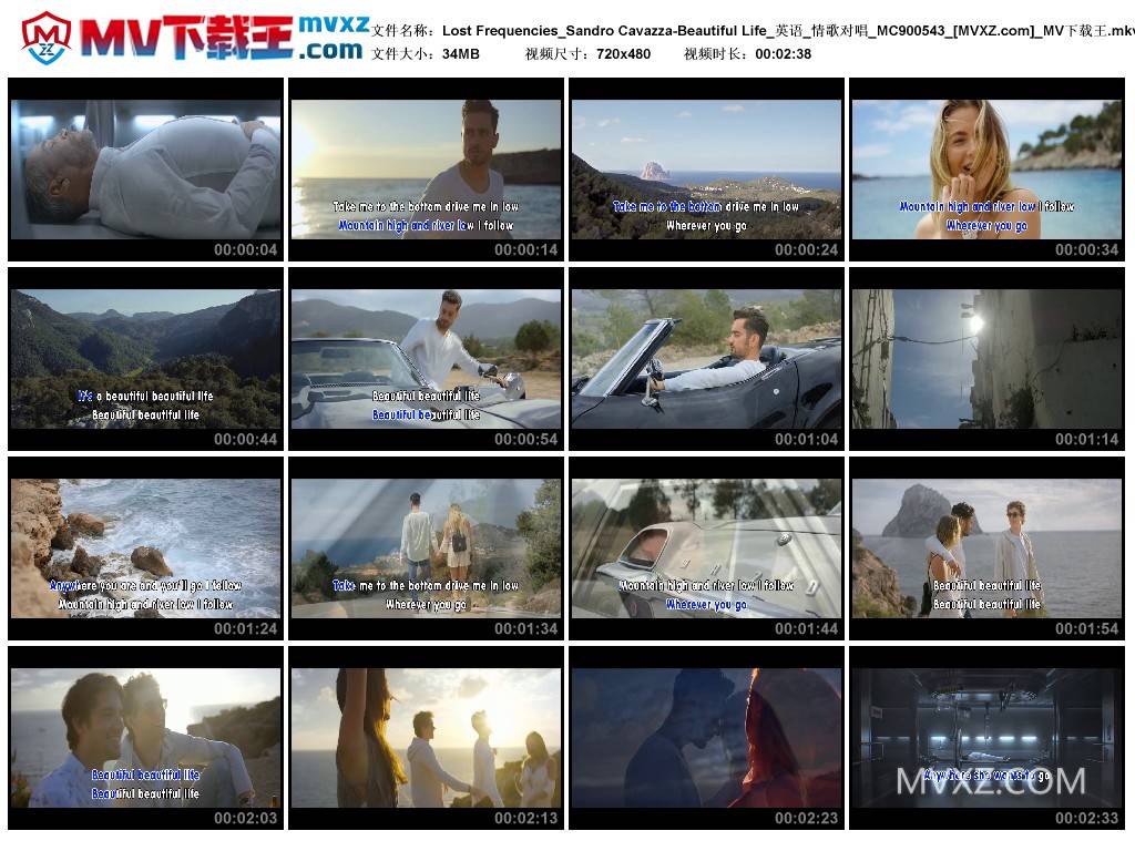 Lost Frequencies_Sandro Cavazza-Beautiful Life_英语_情歌对唱_MC900543